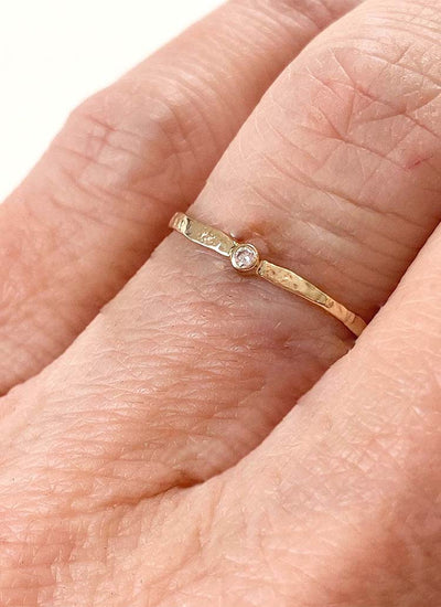 Joy Annett Diamond Thin Entangle Ring