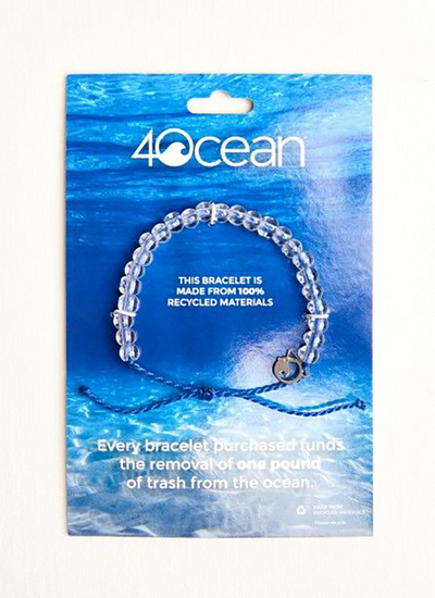 4 Oceans trash removal bracelet