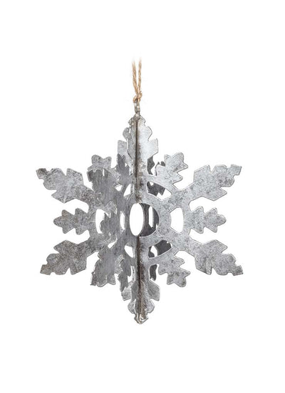 Abbott 3D snowflake Ornament